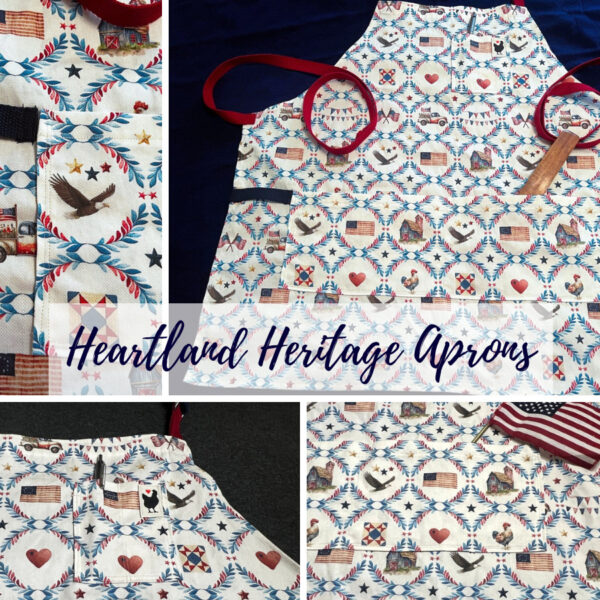 Heartland Heritage Aprons Collage
